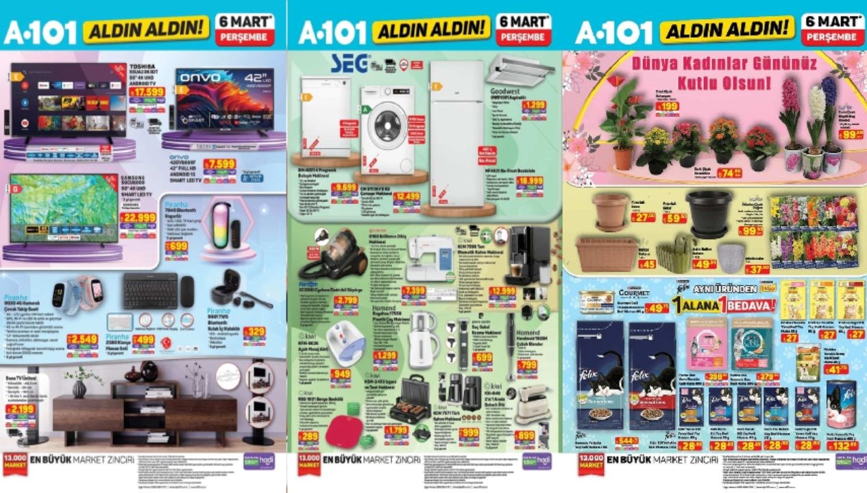 A101'de 6 Mart'ta Şaşırtan Fırsatlar: Elektrikli Süpürgeden Otomatik Kahve Makinesine Her Şey Burada!