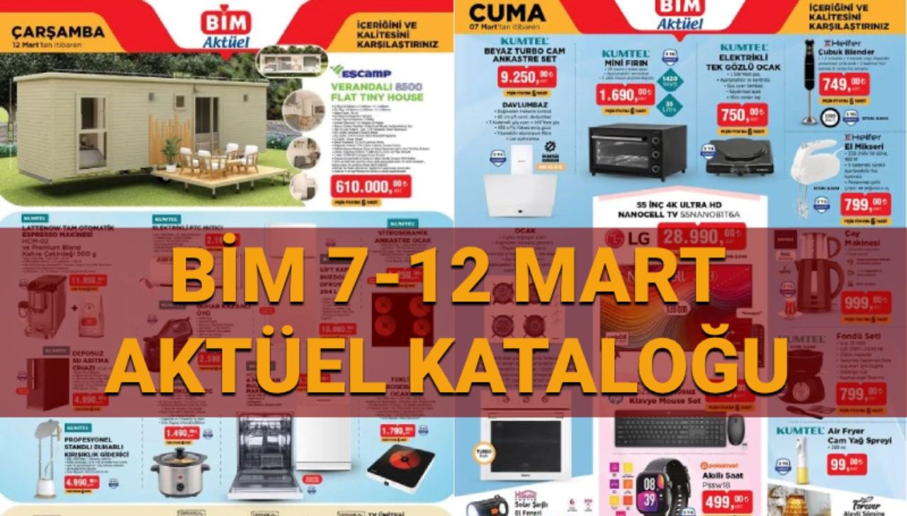 BİM'in Mart 2025 Aktüel Kataloğu: Yeni Fırsatlar, Dolap ve Çalışma Masası ile Kapınıza Geliyor!
