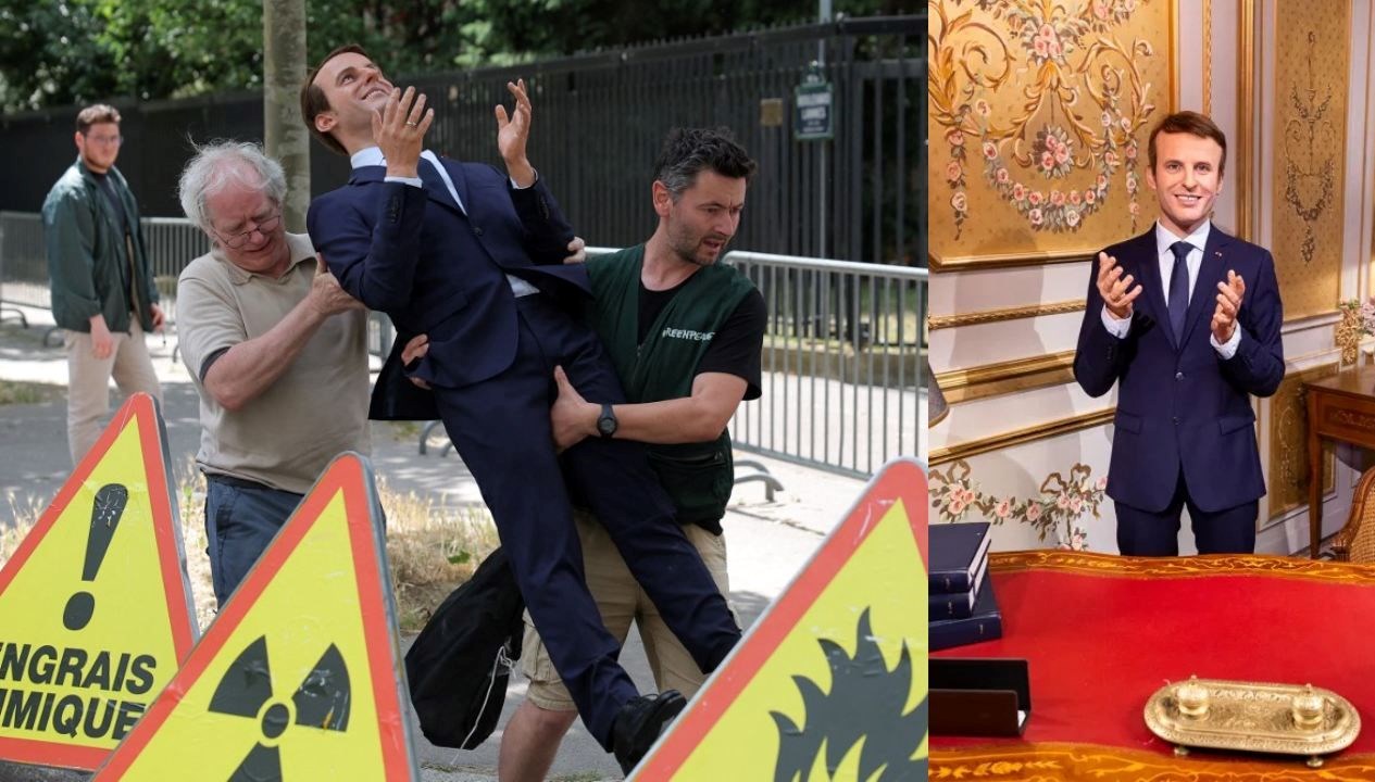 Macron'un Balmumu Heykeli Kayıp!