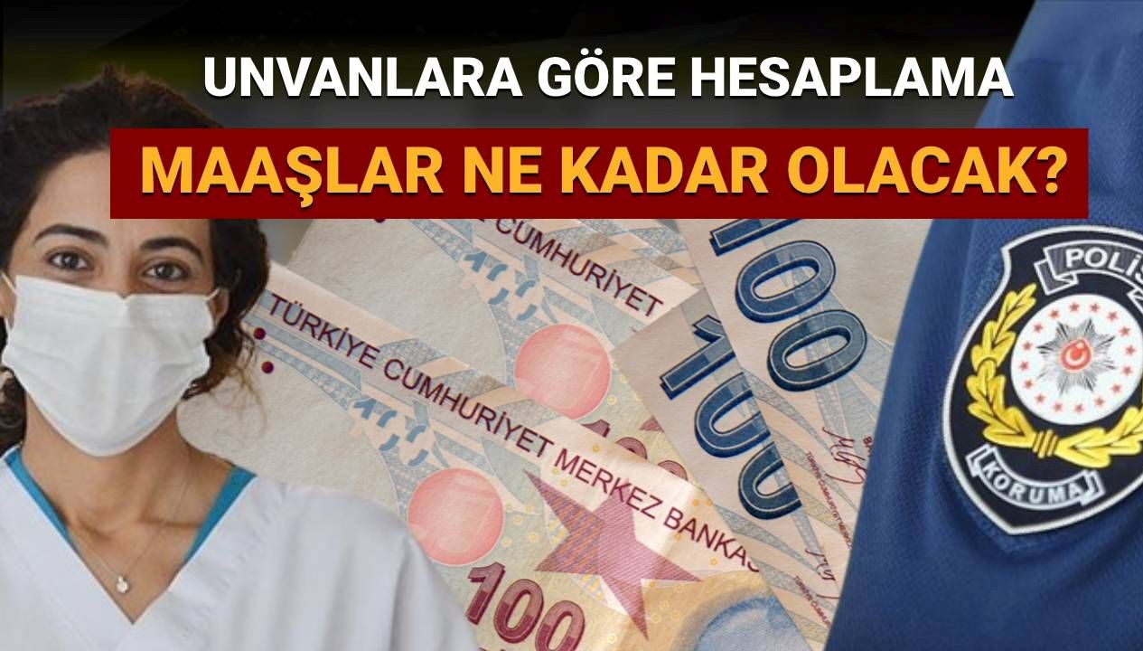 Memurların Maaşları Yeniden Şekilleniyor: 2025'te Öğretmen, Polis, Hemşire ve Doktorlar Ne Kadar Kazanacak?