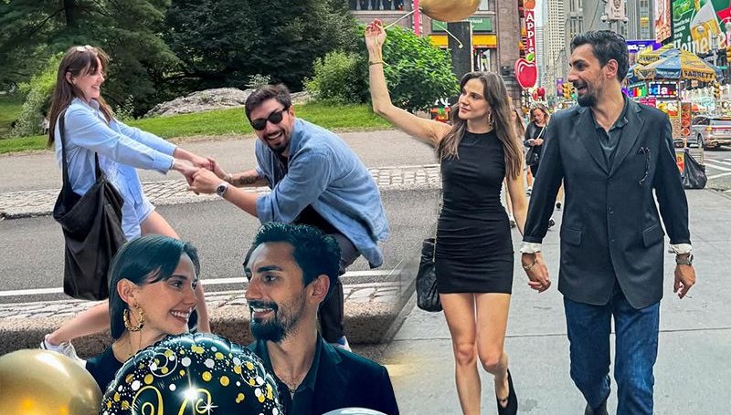Alina Boz ve Umut Evirgen, New York'ta Aşk Rüzgarları Estiriyor!