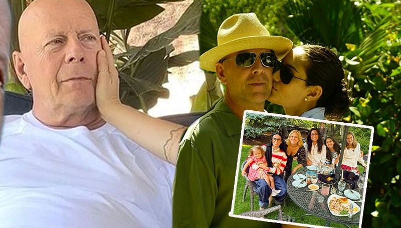 Bruce Willis'in Aile Fotoğrafında Görünmemesi Dikkat Çekti!