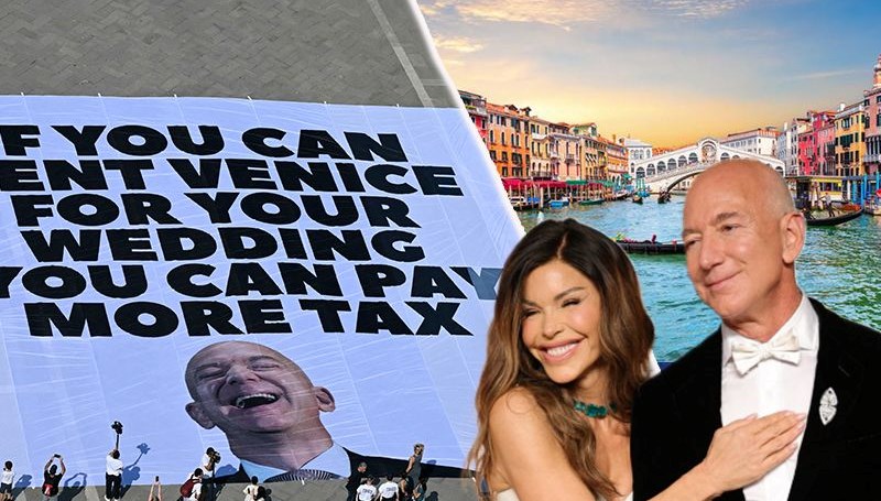 Venedik Sokakları Evlilik Coşkusuyla Çalkalanıyor! Jeff Bezos'un Düğünü Şehri Sarmaladı