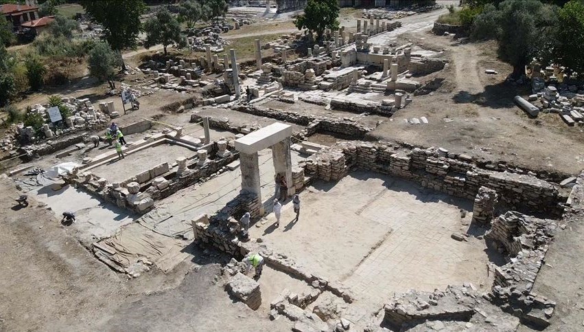 Stratonikeia Antik Kenti'ndeki Kütüphane Yeniden Hayat Buluyor!