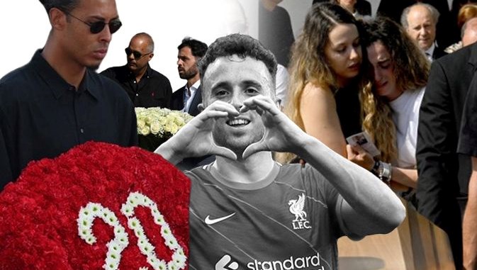 Futbol Camiası Hüzünlü: Jota'nın Cenazesinde Duygu Dolu Anlar Yaşandı!