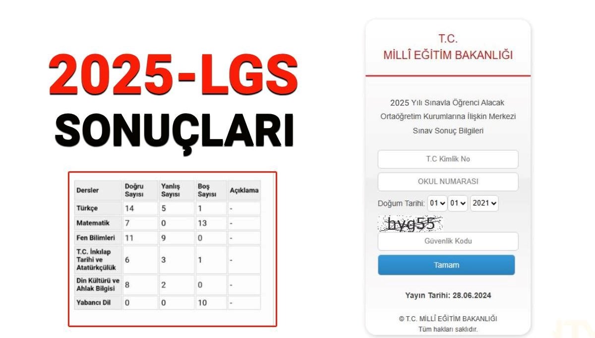 2025 LGS Sonuçları Açıklandı mı? MEB ile Sonuç Sorgulama Ekranına Göz Atın!