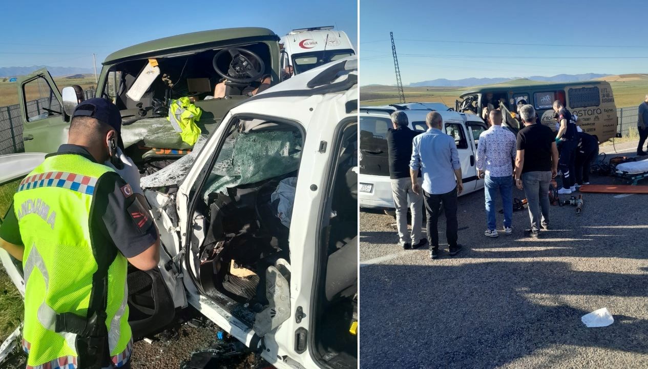 Bayburt'ta Korkunç Kaza: Hafif Ticari Araç ile Minibüs Çarpışması 2 Can Aldı, 6 Kişi Yaralandı!