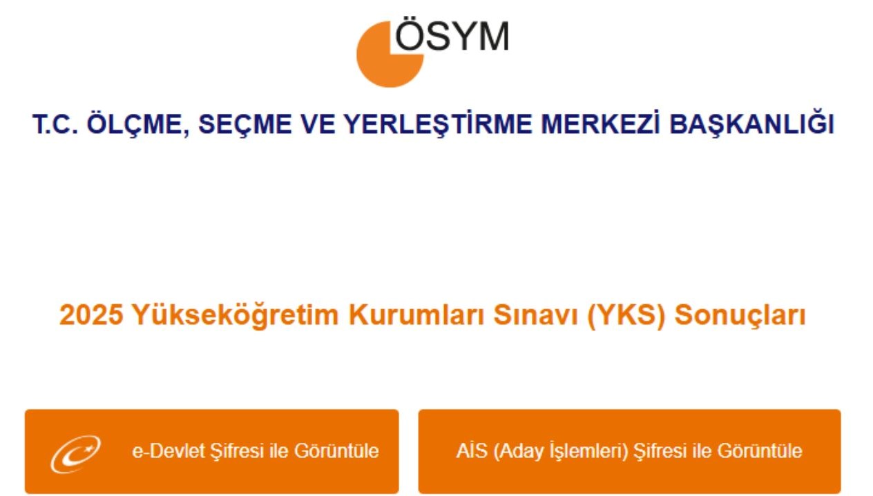 2025 YKS Sonuçları Artık Elde: osym.gov.tr Üzerinden Sorgulama Yapın!