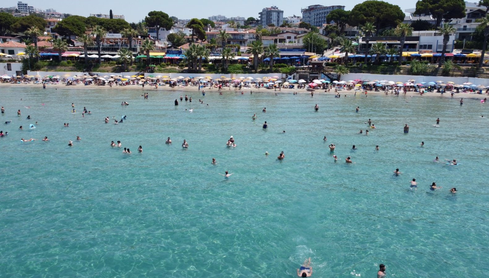 Kuşadası ve Didim Alev Alev! Sıcaklık 40 Dereceye Ulaştı!