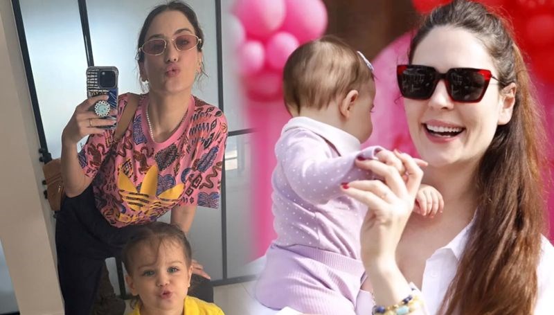 Hazal Kaya ve Yıldız Çağrı Atiksoy'un Kızları Buluştu!