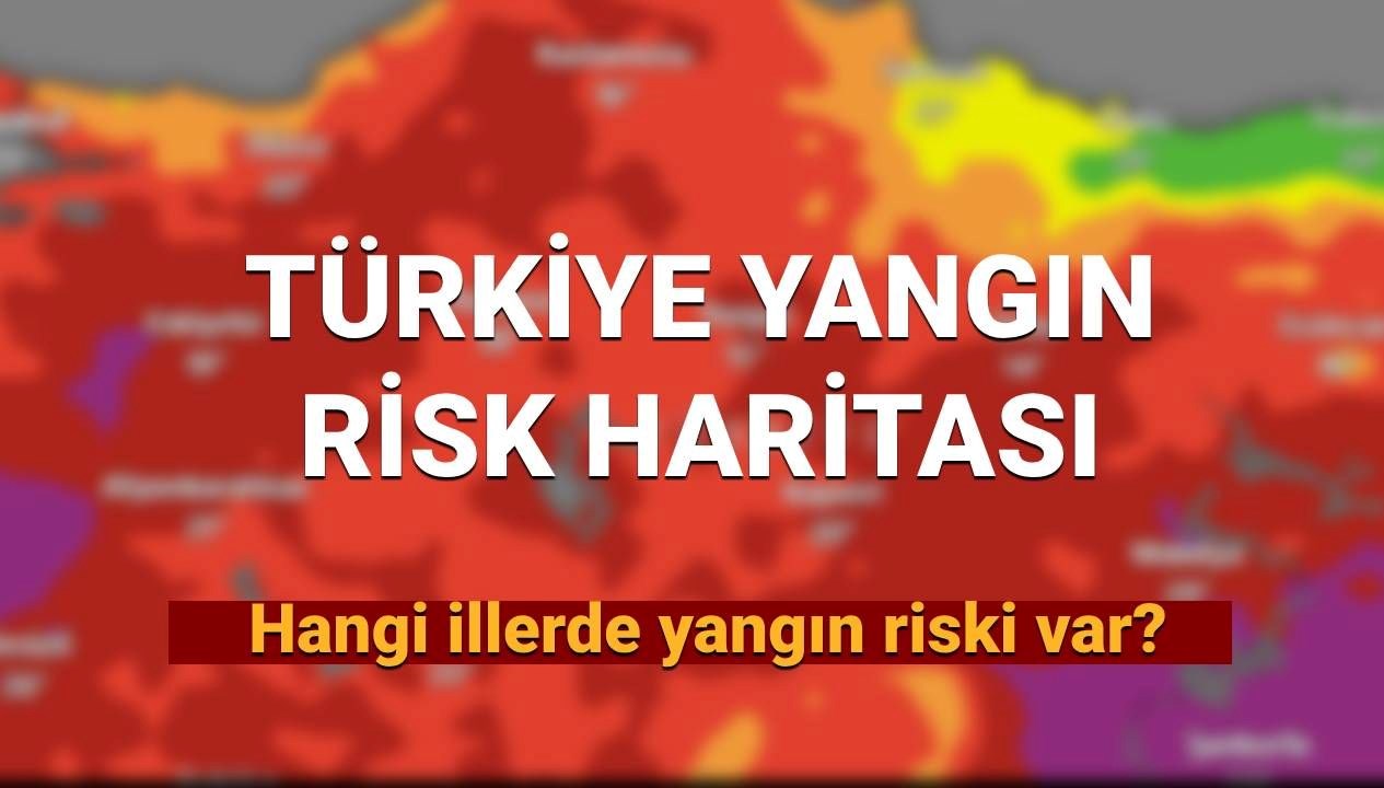 2025 Türkiye Yangın Risk Haritası: Hangi Bölgeler Tehlikede? Yüksek Risk Altındaki İller Burada!