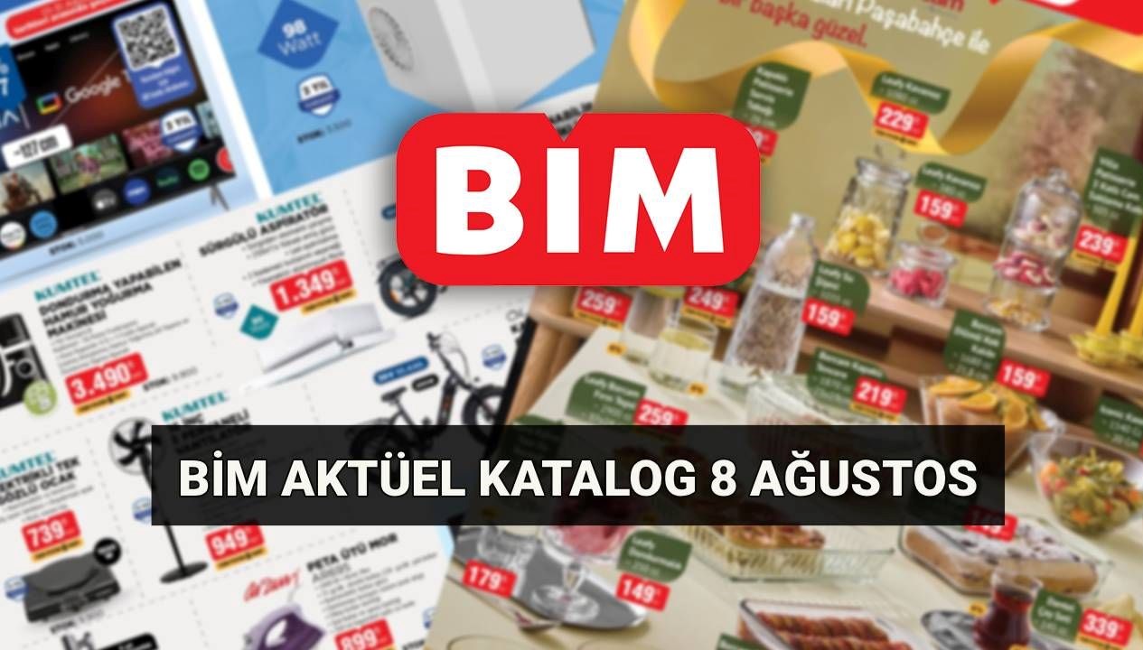 BİM'de 8 Ağustos'a özel fırsatlar: Elektrikli bisikletten buz makinesine, her şey burada!