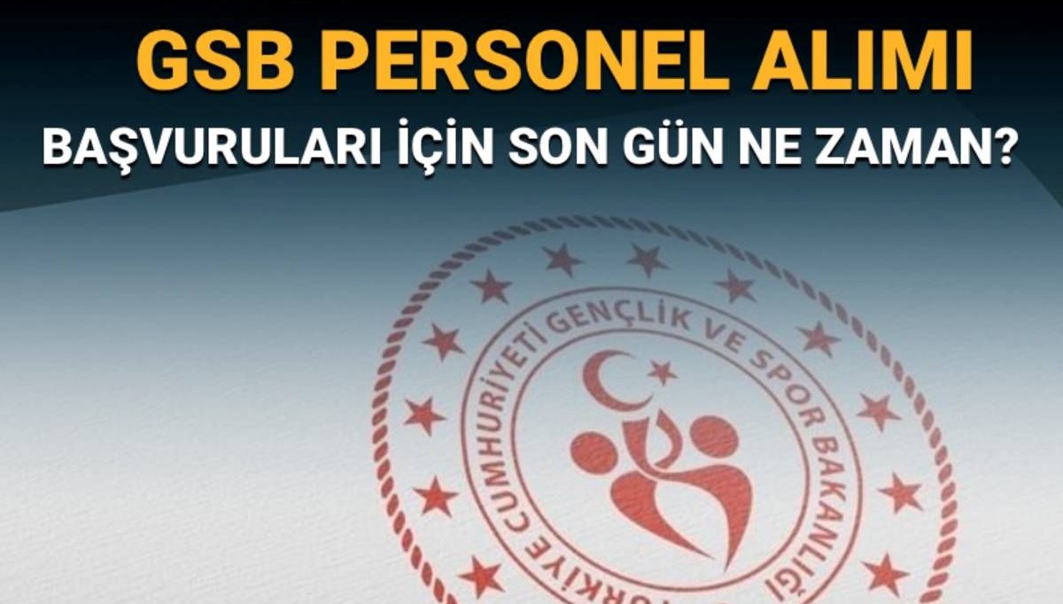 Gençlik ve Spor Bakanlığı'na yeni istihdam: Başvuru tarihleri ve son gününü kaçırmayın!