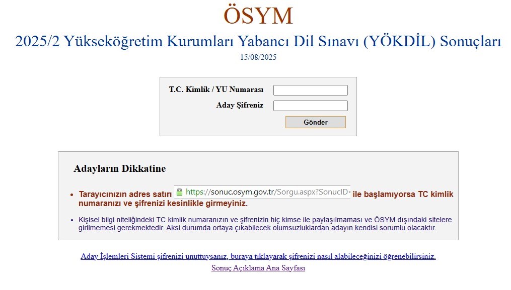 YÖKDİL/2 Sonuçları Açıklandı! ÖSYM ile Puan ve Başarı Sıranı Görüntüle!