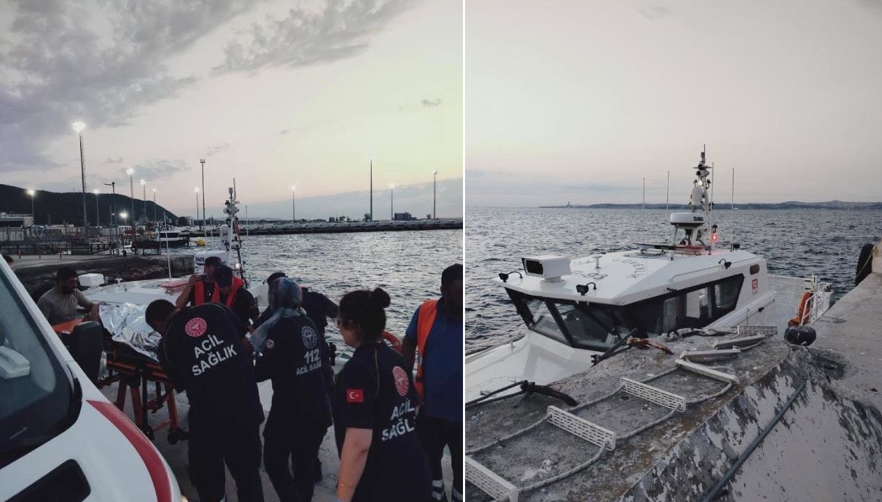 Feribottan Denize Düşen Kadını Cesur Yolcu Kurtardı!