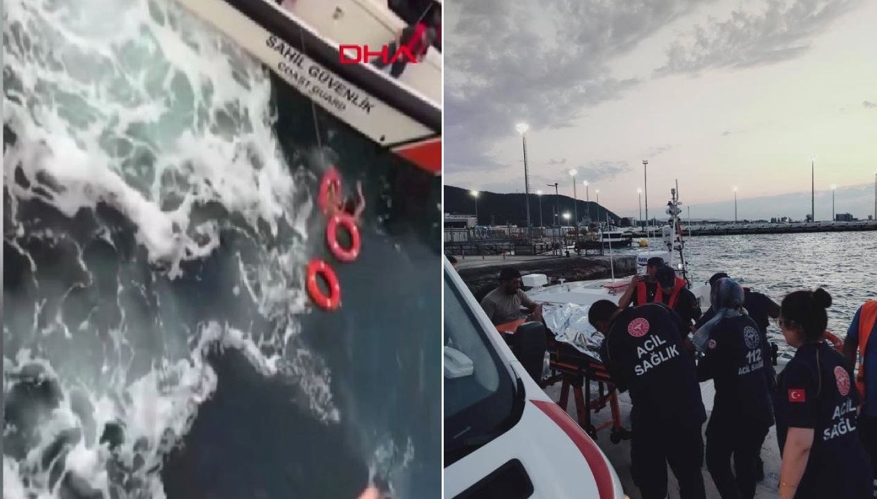 Feribotta İkram Anlarına Şahitlik Eden Yolcu, Kadını Kurtardı: O Anların Görüntüleri!