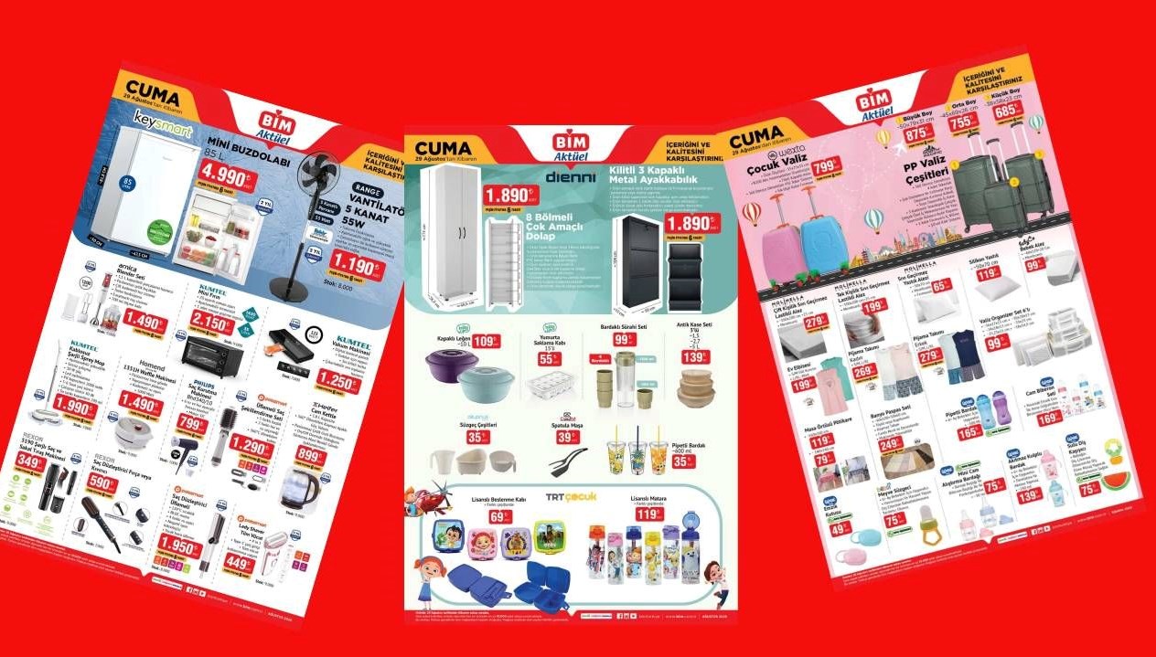 BİM'den 26-29 Ağustos'a Özel: Vantilatör, Mini Buzdolabı ve Şık Depolama Çözümleri Sizi Bekliyor!