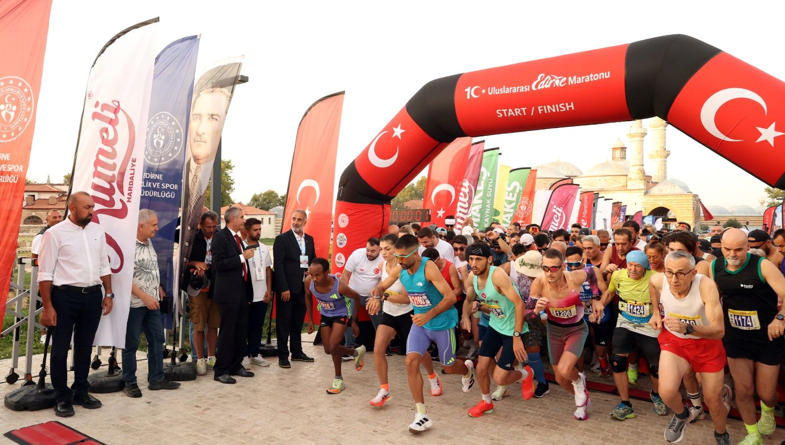 Edirne, 10. Uluslararası Maratonu ile Koşu Tutkunlarını Buluşturdu!
