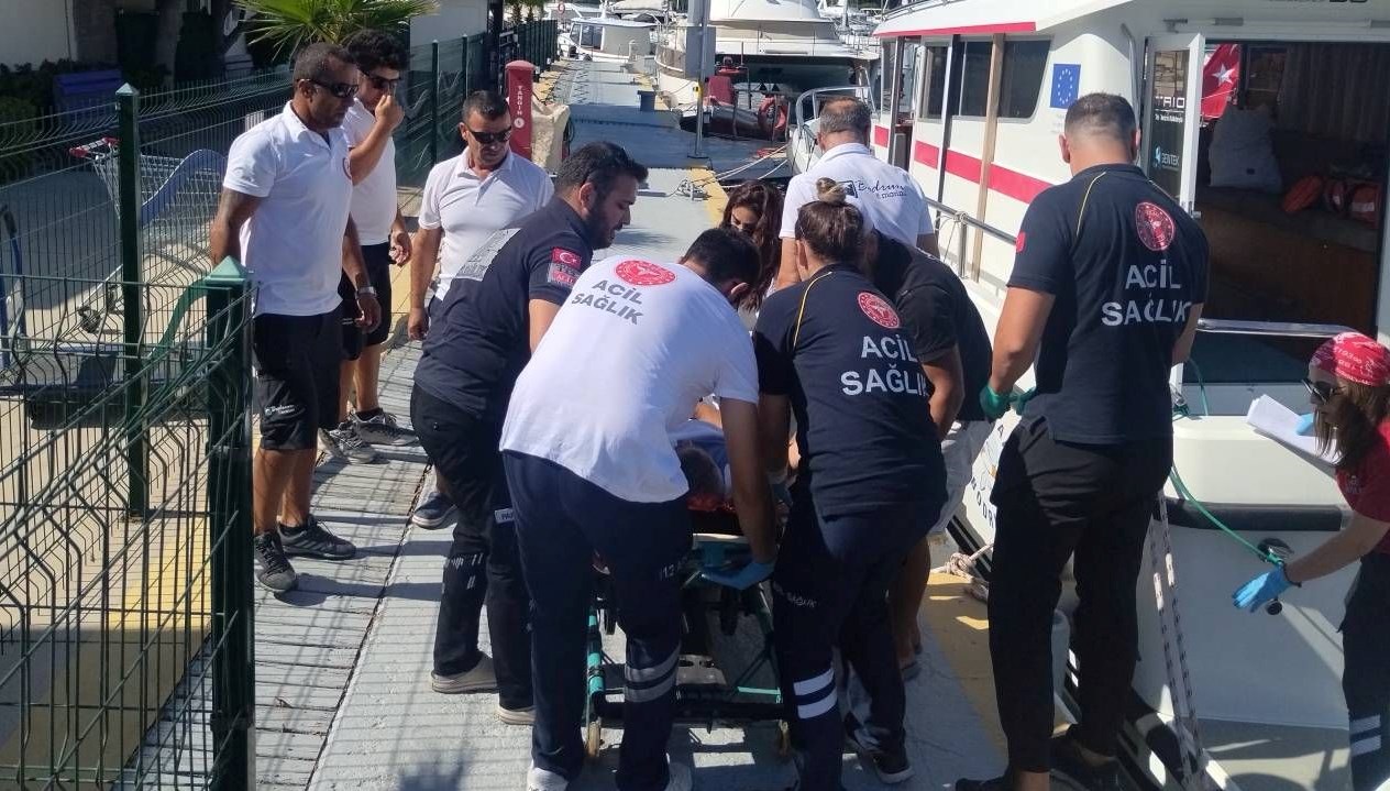 Dalgıç, Vurgun Sonrası Hastaneye Acil Sevk Edildi