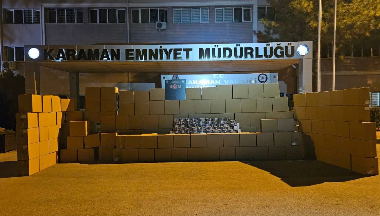 Karaman’da Büyük Operasyon: 3.3 Milyon Makaron Ortaya Çıktı!