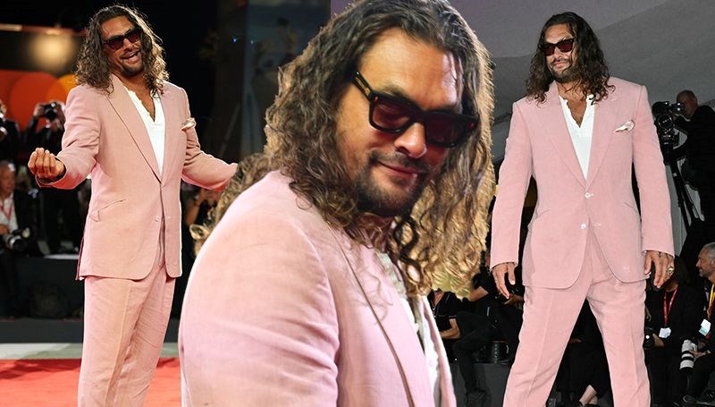 Jason Momoa, Venedik'e Renk Katıyor: Pembe Terlikleriyle Gözleri Üzerine Çekti!