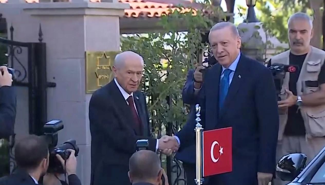 Erdoğan ve Bahçeli'den Kritik Zirve Başladı!