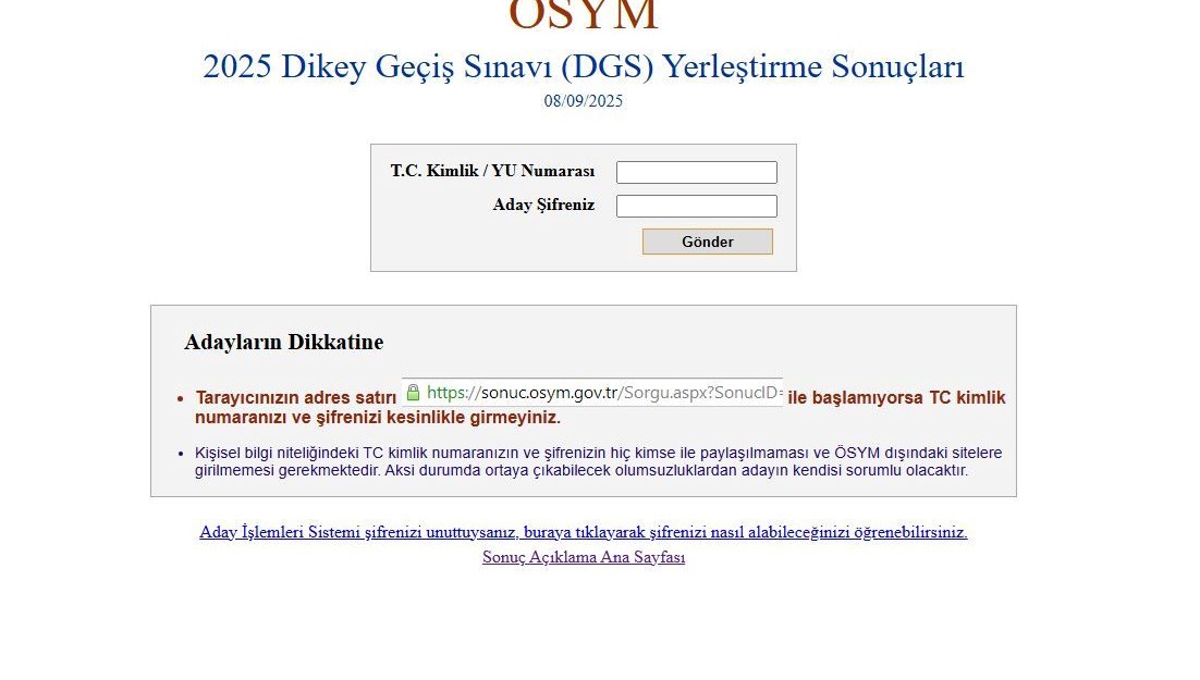 2025 DGS Tercih Sonuçları Açıklandı: Sonuçlarınızı Buradan Öğrenin!