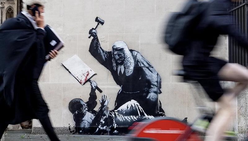 Gizemli sanatçı Banksy, yeni bir başyapıtla karşımızda!