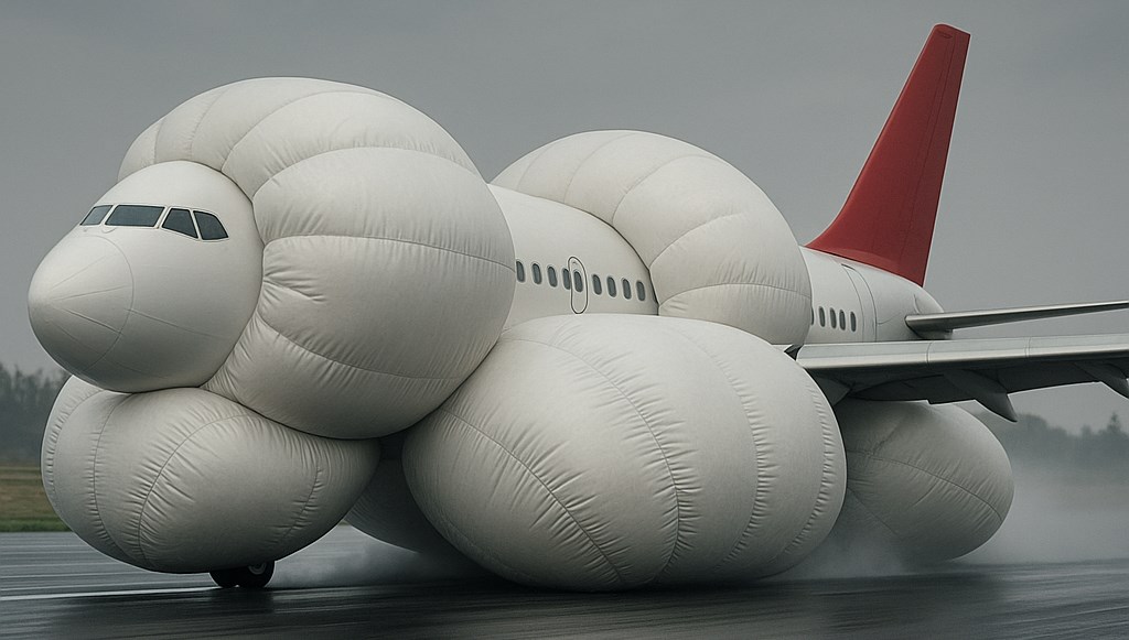Kaza anında hayatta kalmayı artıran dev hava yastıklı uçak yolda!