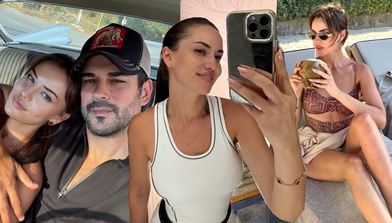 Fahriye Evcen'den Yaz Güzeliği: Şehre Veda Anları