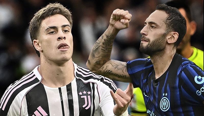 İtalya'da Türk Derbisi Coşkusu: Çalhanoğlu ve Yıldız'ın Golleriyle Juventus, Inter'i 90+1'de Sarsıldı!