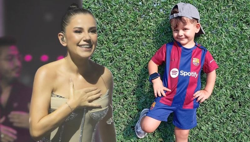 Merve Özbey, oğlu Emir'e sevgisini böyle dile getirdi: 