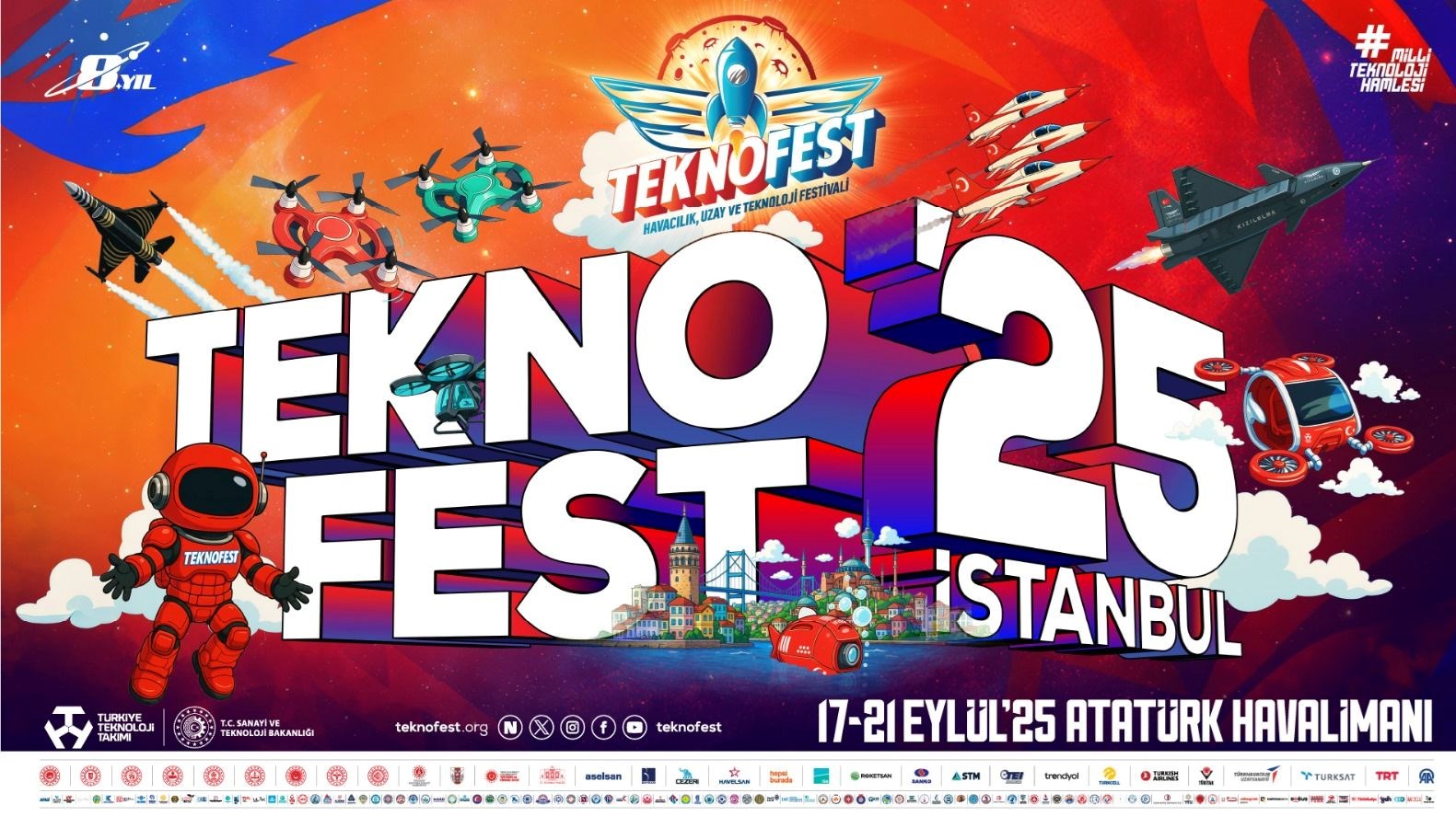 İstanbul’da Teknoloji Tutkunlarının Buluşma Noktası: TEKNOFEST Kapılarını Açıyor!