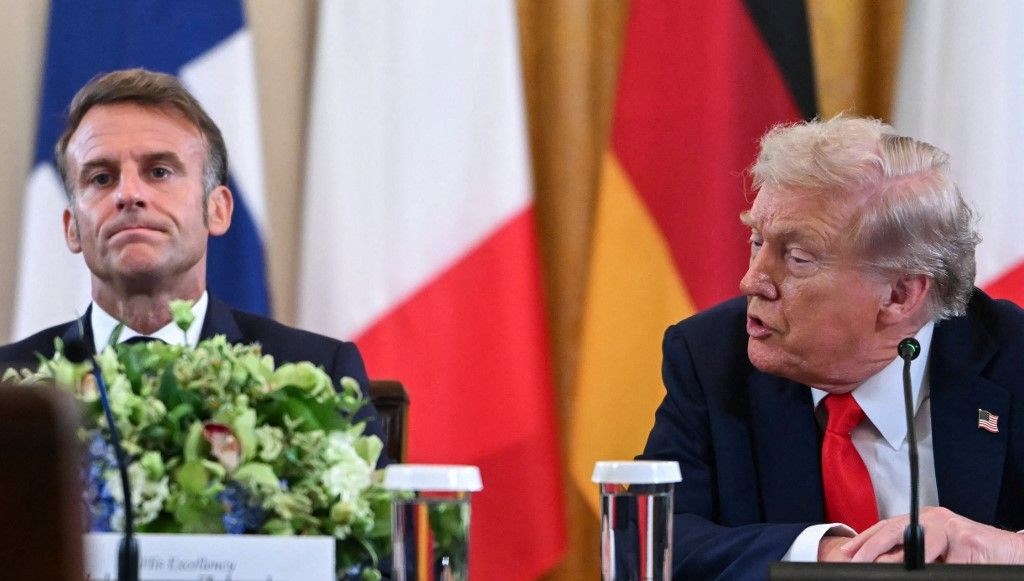 Trump'ın Konvoyuna Yanlışlıkla Macron’a Durdurma İşlemi!