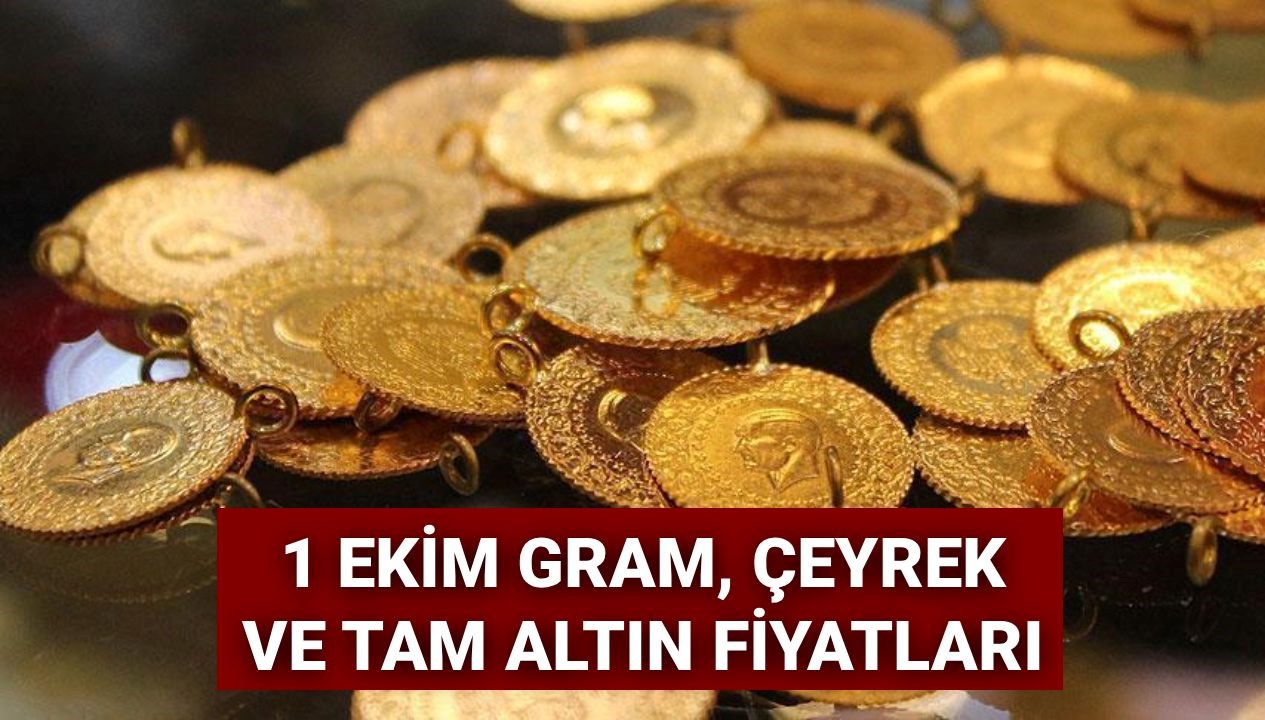 Altın Piyasasında Bugünün Rakamları: 1 Ekim Gram, Çeyrek ve Cumhuriyet Altını Fiyatları Ne Olacak?