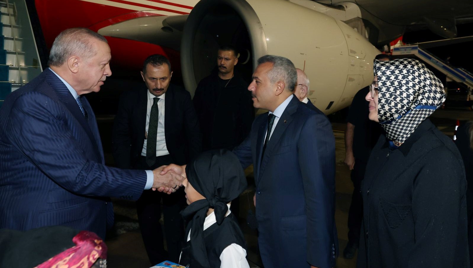 Rize'de Cumhurbaşkanı Erdoğan Coşkuyla Karşılandı!