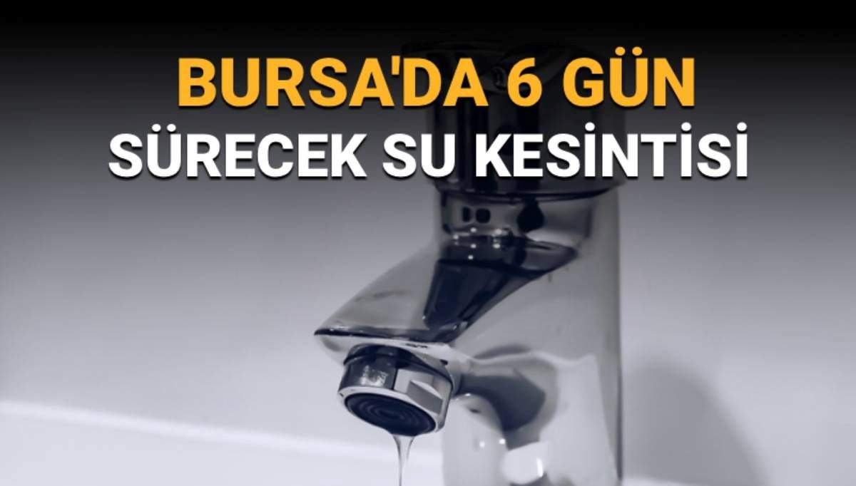 BUSKİ'den Su Kesintisi Haberi: 10-16 Ekim Tarihleri Arasında Su Yok!