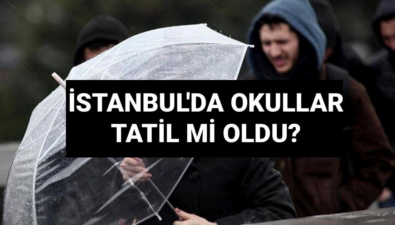 İstanbul'da Eğitim Durumu: 24 Ekim Okullar Tatil mi?