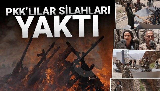 PKK'dan Çekilme Hamlesi: Terör Örgütü 11 Temmuz'da Silahlarını İmha Etti