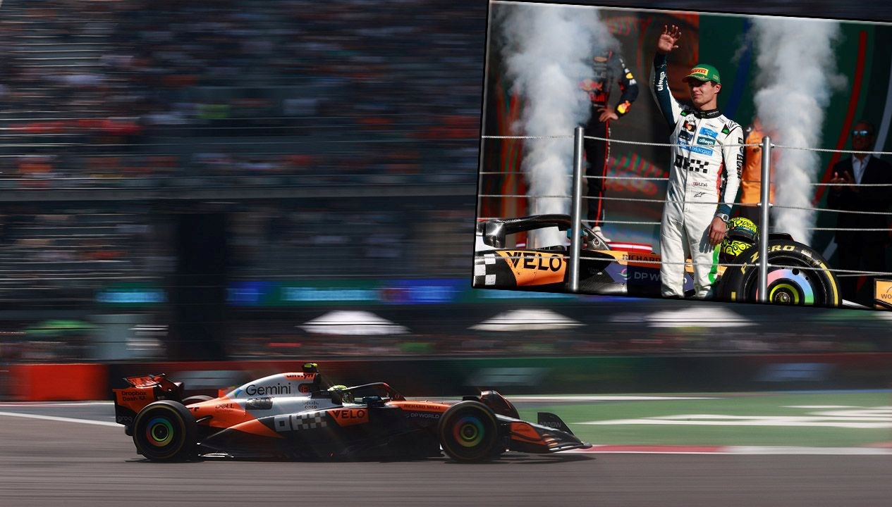 Lando Norris, F1 Meksika Grand Prix'sinde zirveye çıktı!