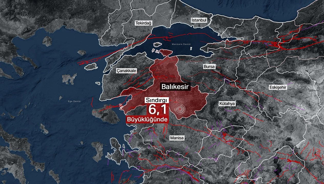 Sındırgı'nın sarsıntılı günü: 18 saatte 210'un üzerinde artçı deprem!